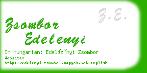 zsombor edelenyi business card